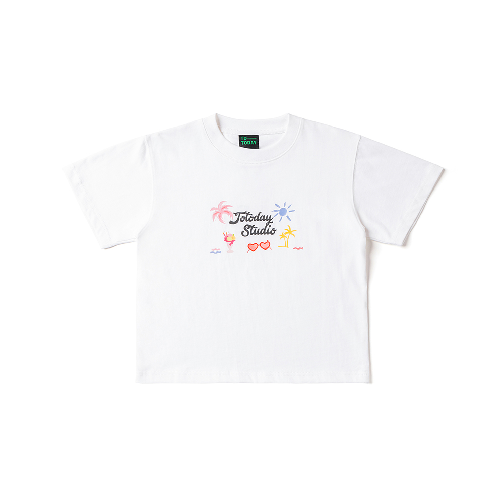 ÁO THUN NỮ - TOTODAY - CALIFORNIA SUMMER VIBES TEE