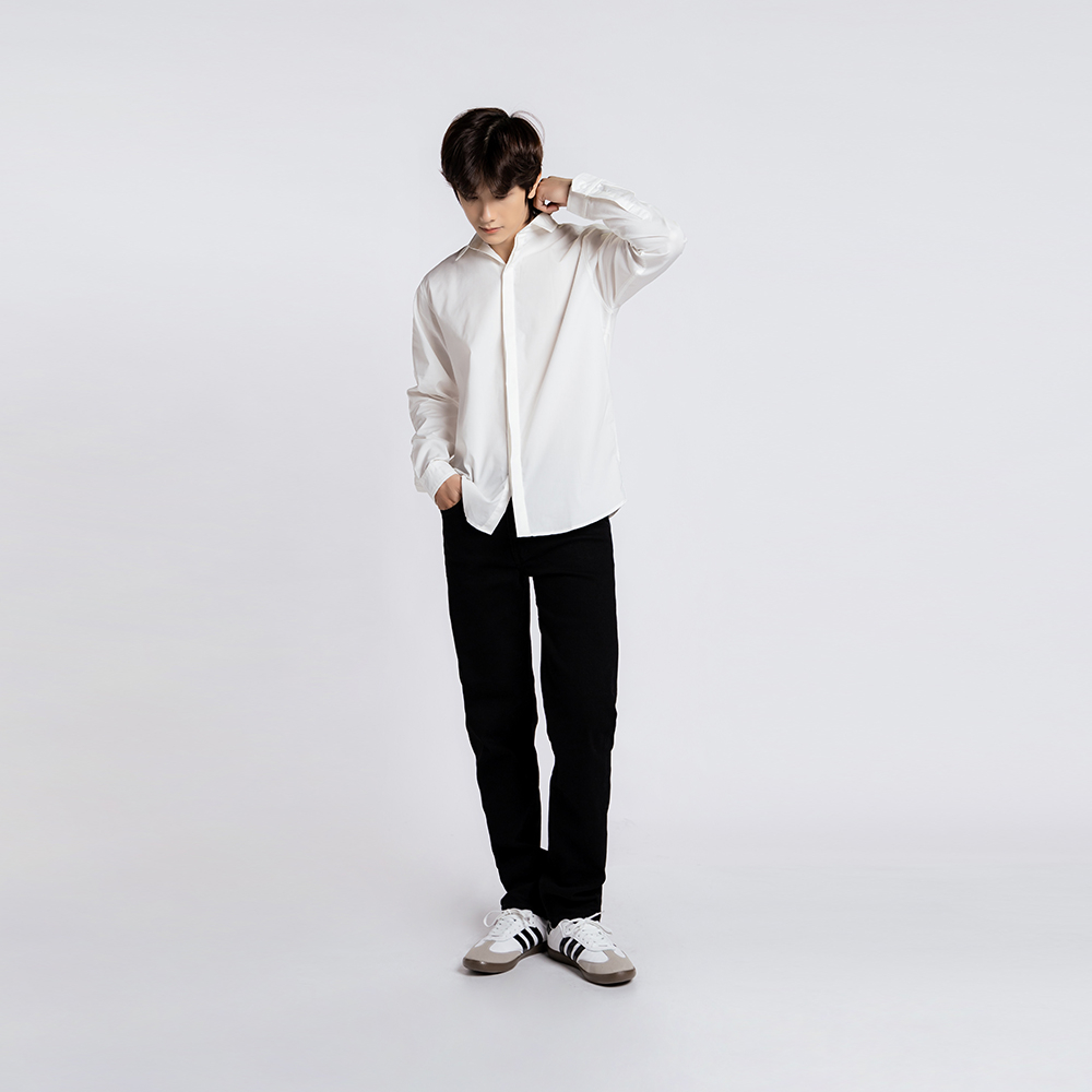 ÁO SƠ MI NAM - TOTODAY - BASIC SLIM SHIRT 06401