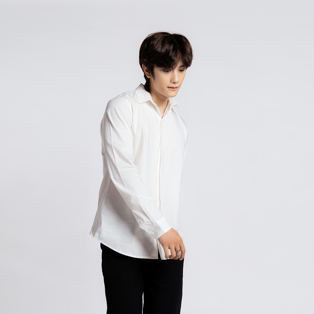 ÁO SƠ MI NAM - TOTODAY - BASIC SLIM SHIRT 06401