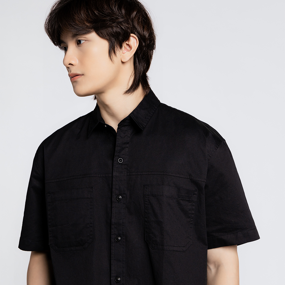 ÁO SƠ MI NAM - TOTODAY - HIDDEN POCKET SHIRTS 0724