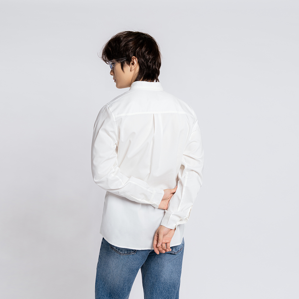 ÁO SƠ MI NAM - TOTODAY - BASIC SLIM SHIRT 06403