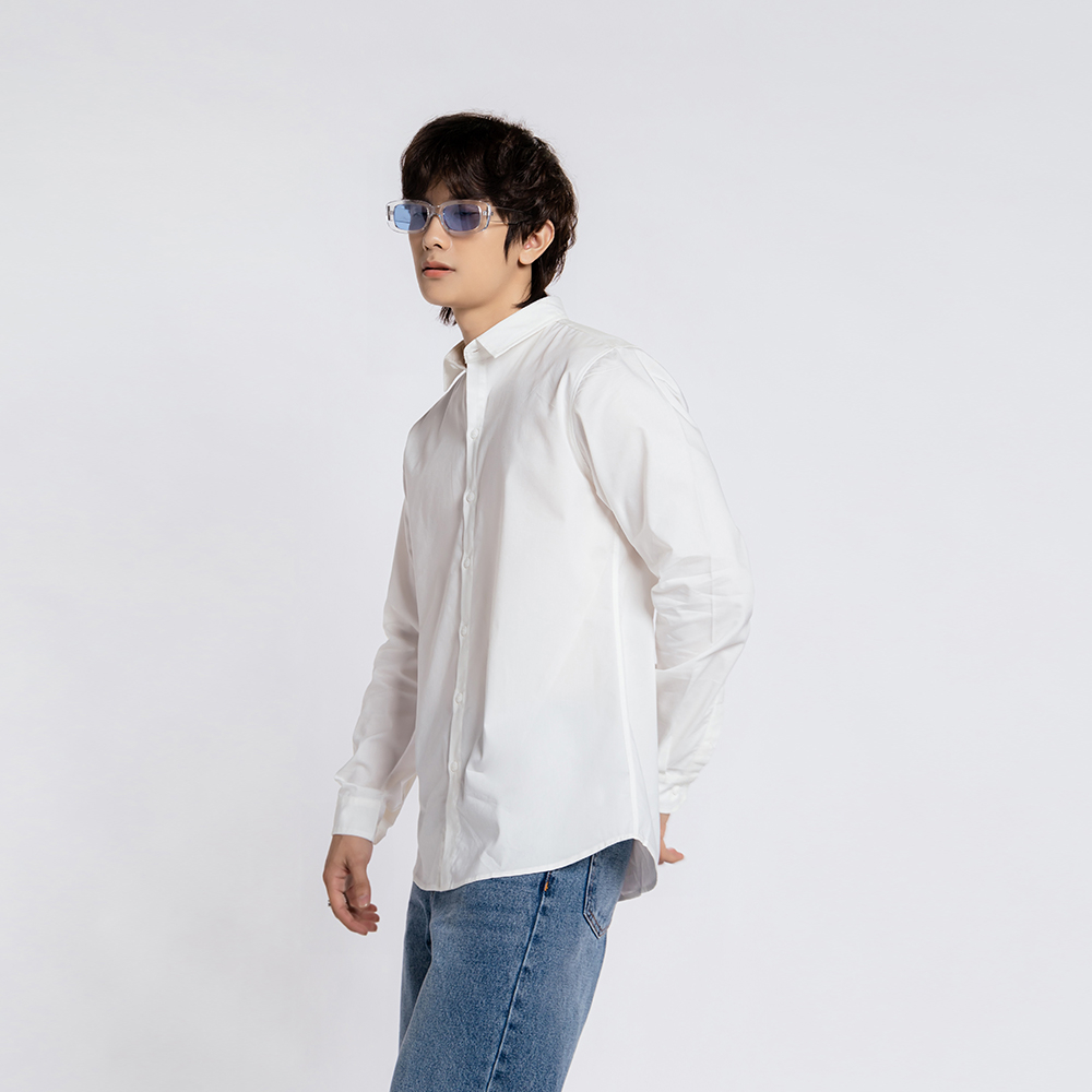 ÁO SƠ MI NAM - TOTODAY - BASIC SLIM SHIRT 06403