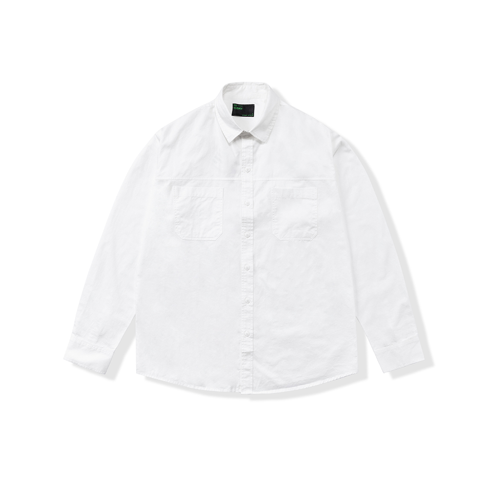 ÁO SƠ MI NAM - TOTODAY - HIDDEN POCKET SHIRTS 07401