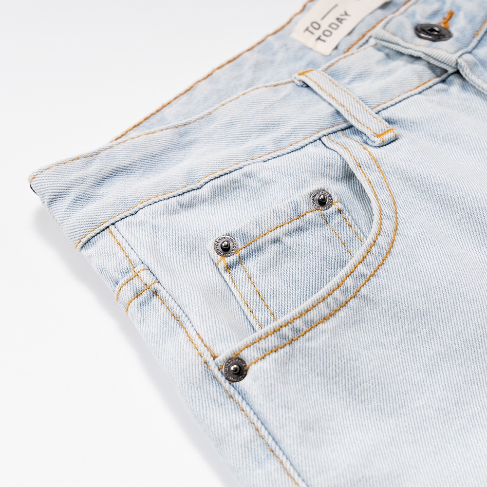 QUẦN JEAN NAM - TOTODAY - BASIC STRAIGHT JEAN 07408