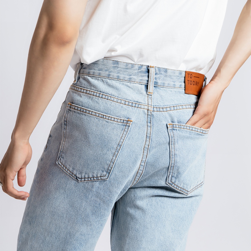 QUẦN JEAN NAM - TOTODAY - BASIC STRAIGHT JEAN 07409