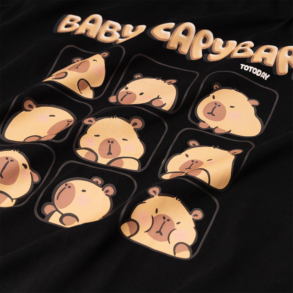 ÁO THUN UNISEX - TOTODAY - CAPYBARA BABY