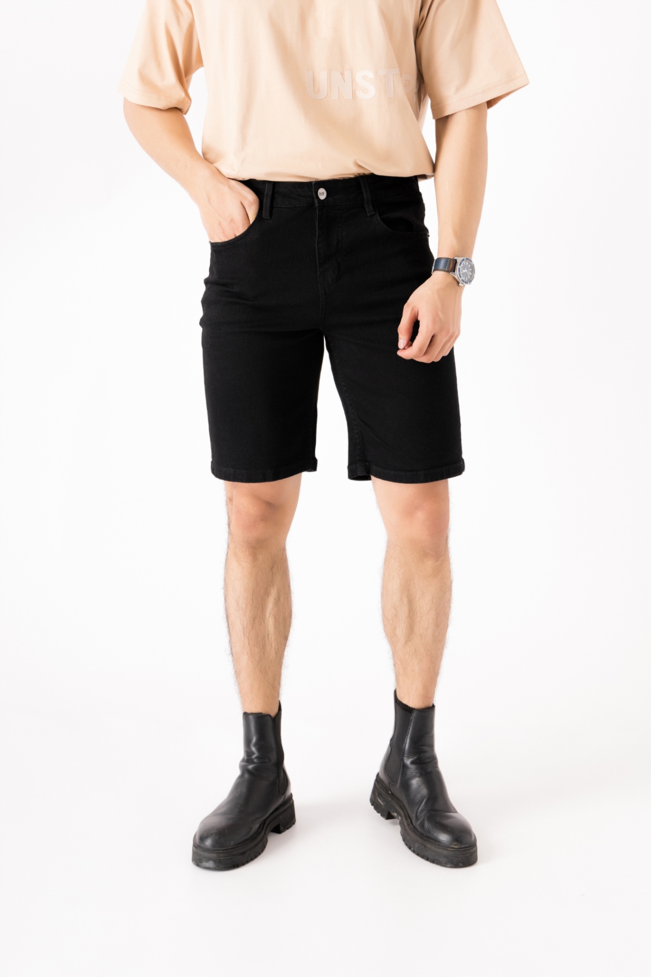 QUẦN SHORT JEAN NAM - TOTODAY - SLIMFIT  01401