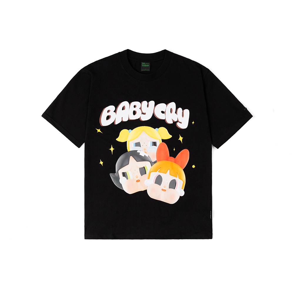 ÁO THUN UNISEX - TOTODAY - BABY CRY x POWERPUFF GIRL