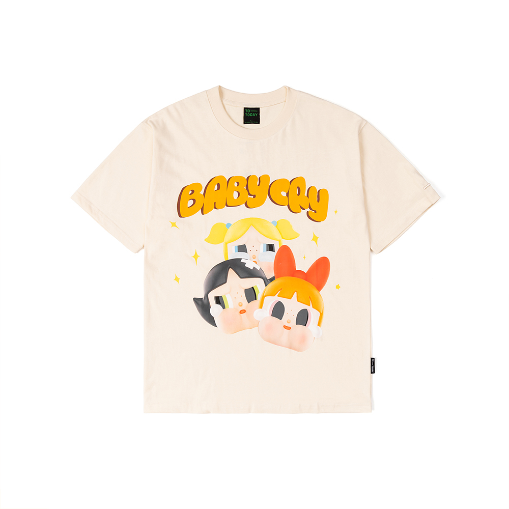 ÁO THUN UNISEX - TOTODAY - BABY CRY x POWERPUFF GIRL