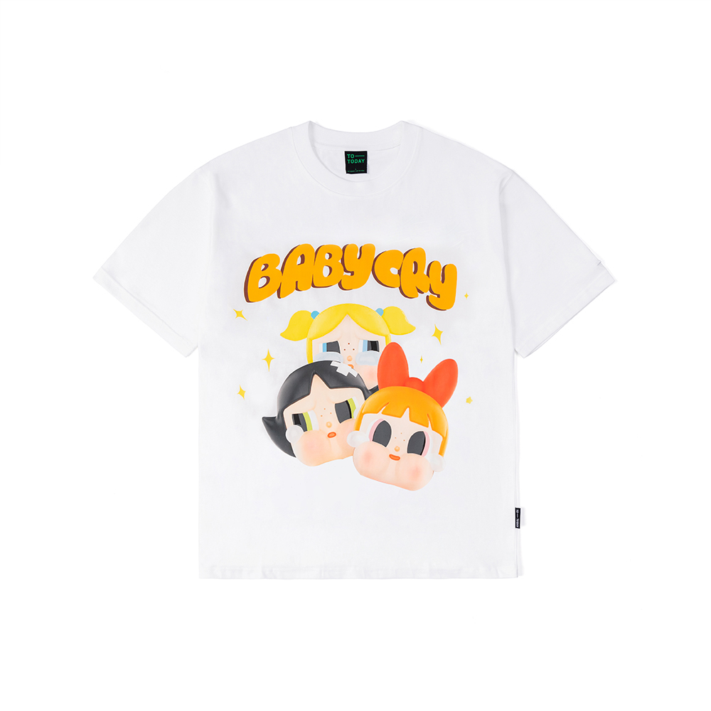 ÁO THUN UNISEX - TOTODAY - BABY CRY x POWERPUFF GIRL