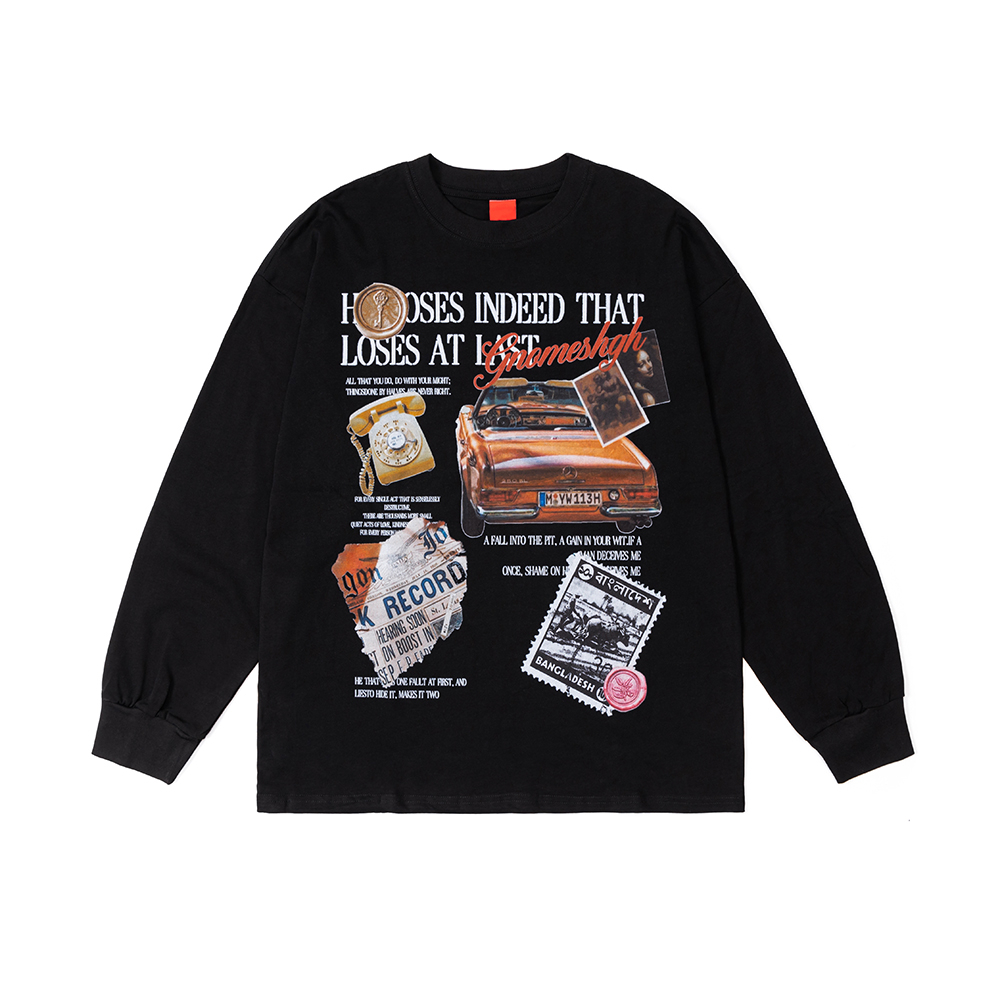 ÁO THUN NAM - TOTODAY - LONG SLEEVE T-SHIRT 09402