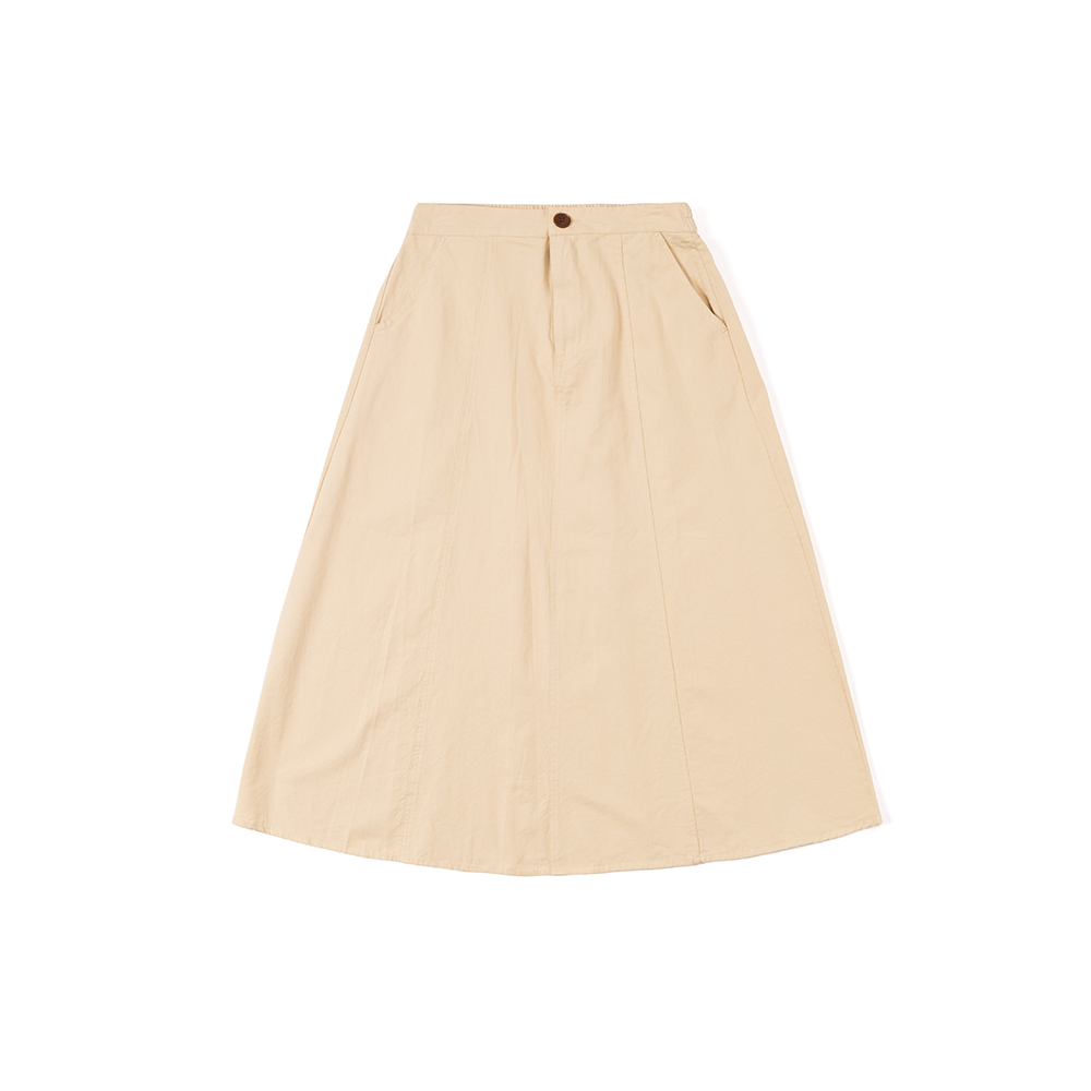 CHÂN VÁY KAKI NỮ - TOTODAY - LONG SKIRT 09401