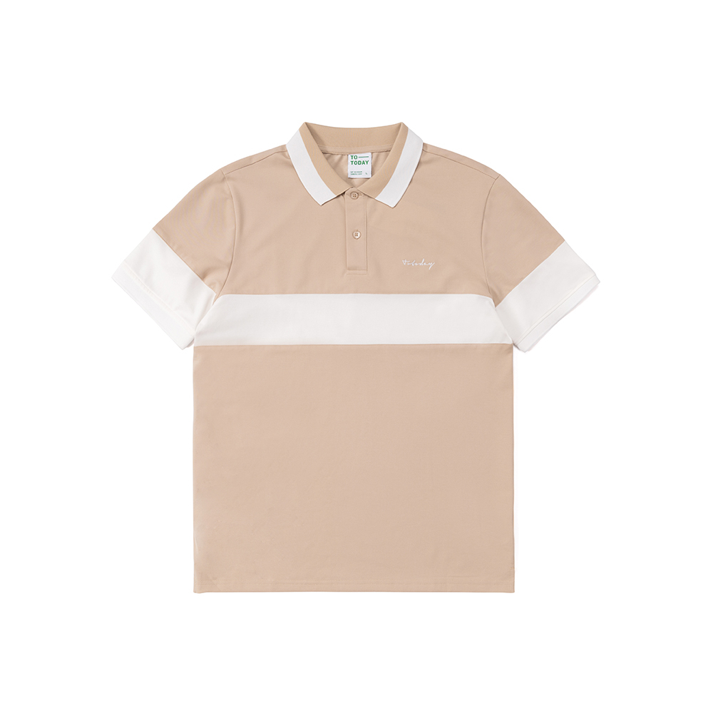 ÁO POLO NAM - TOTODAY - REGULAR FIT KNITTED STRIPE