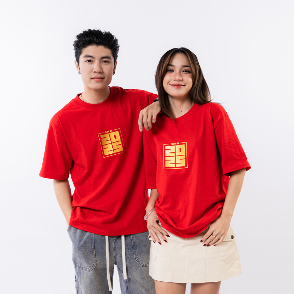 ÁO THUN UNISEX - TOTODAY - SAY HI 2025