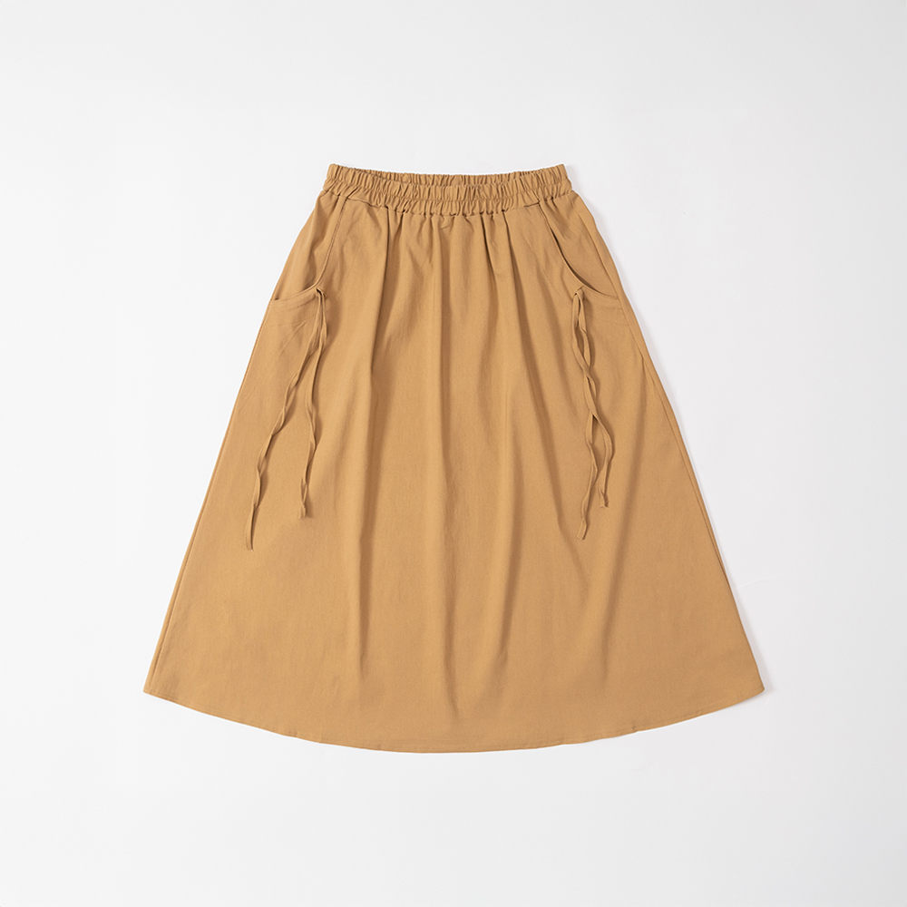 CHÂN VÁY KAKI NỮ - TOTODAY - LONG SKIRT 01501