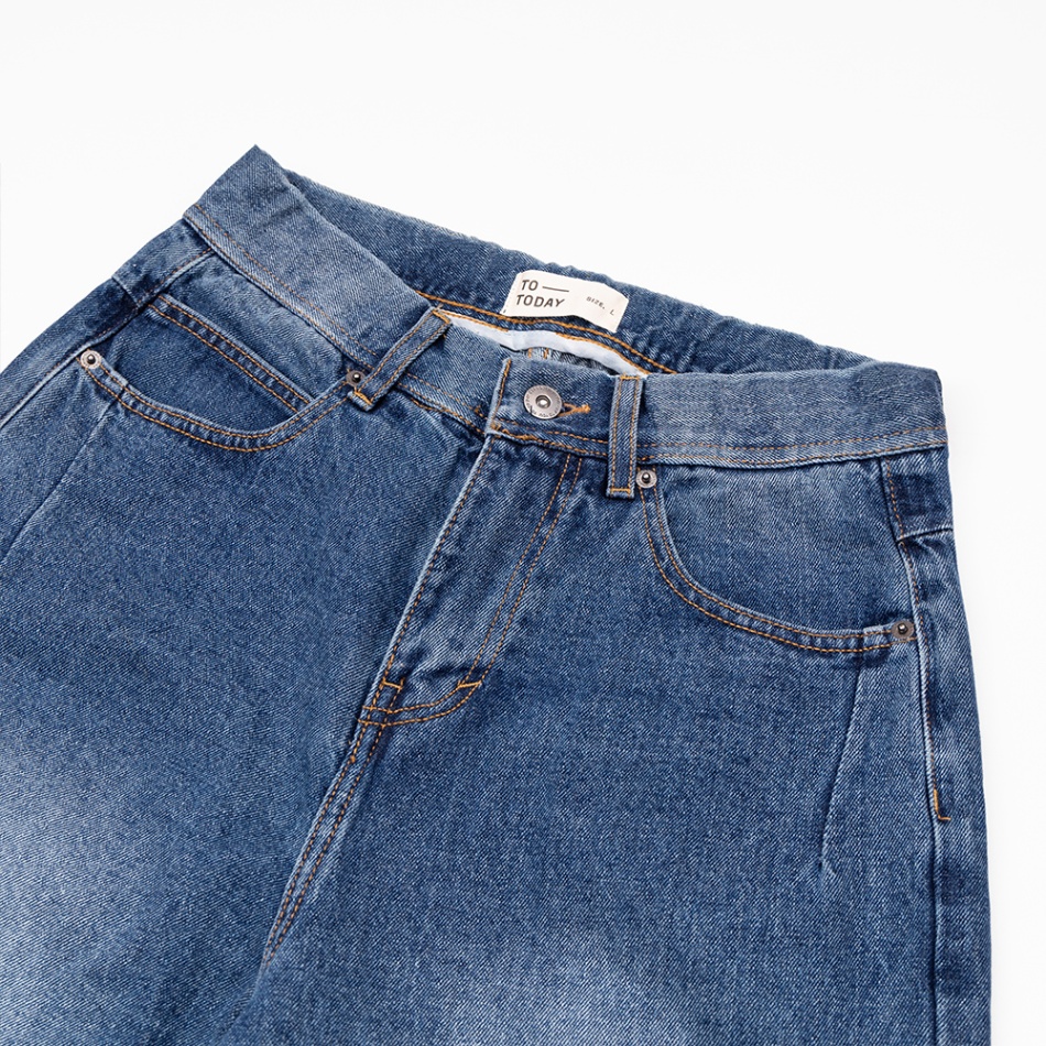 QUẦN JEAN NAM - TOTODAY - BASIC STRAIGHT JEAN 01503