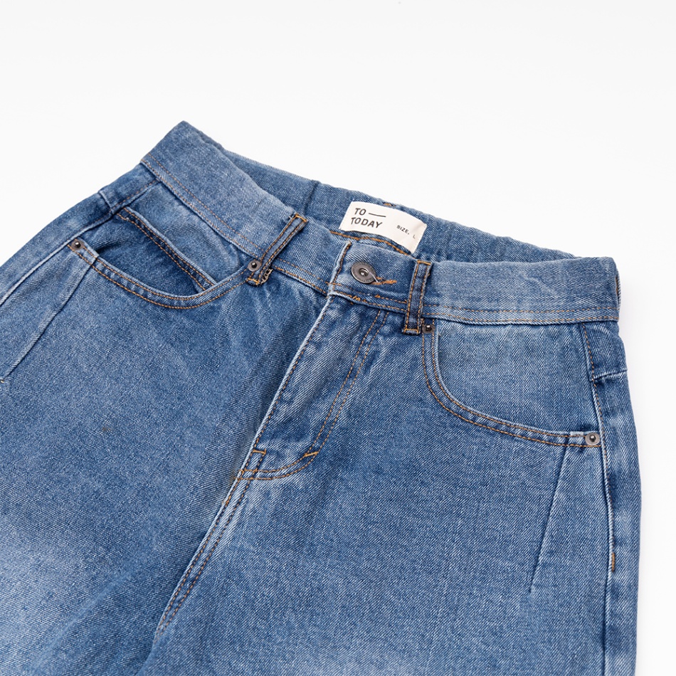 QUẦN JEAN NAM - TOTODAY - BASIC STRAIGHT JEAN 01504