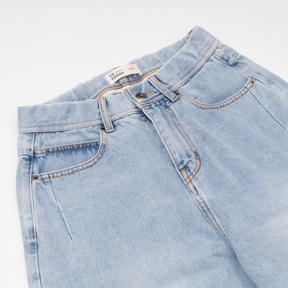 QUẦN JEAN NAM - TOTODAY - BASIC STRAIGHT JEAN 01505