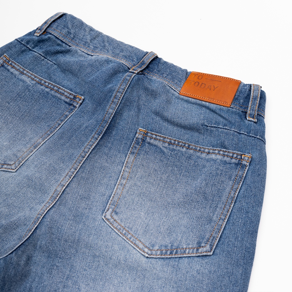 QUẦN JEAN NAM - TOTODAY - BASIC STRAIGHT JEAN 01504