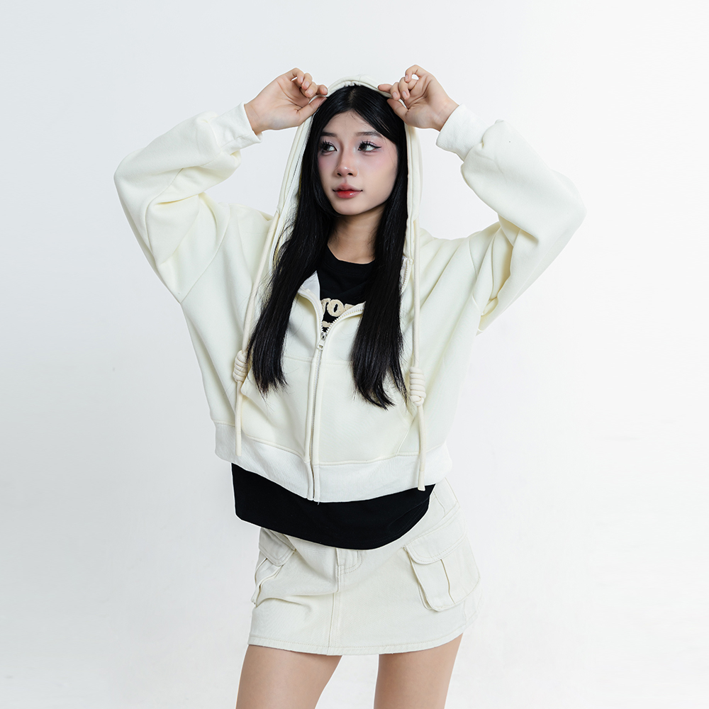 ÁO KHOÁC HOODIE NỮ - TOTODAY - 01501