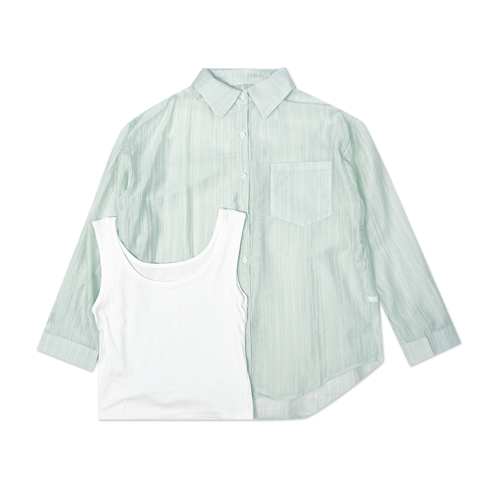 ÁO SƠ MI NỮ - TOTODAY - LONG SLEEVES 08505