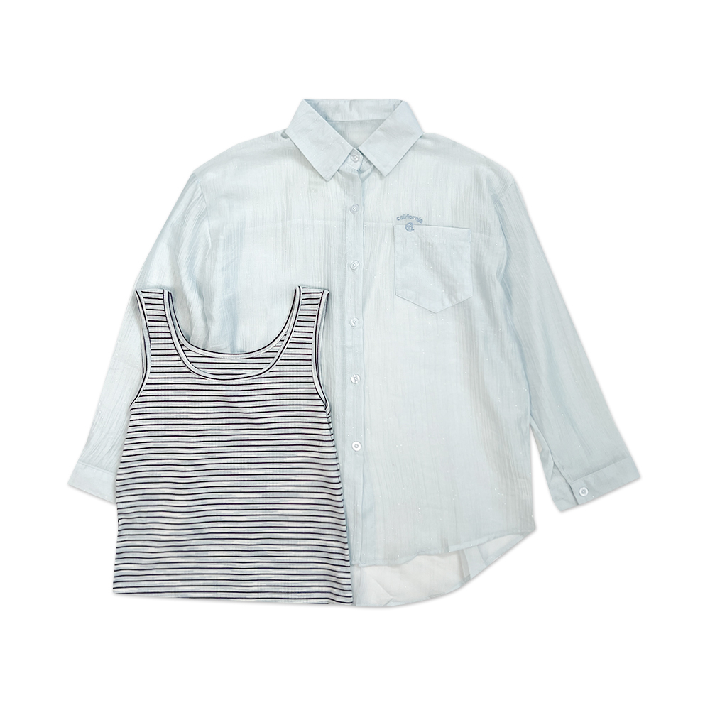 ÁO SƠ MI W2SMD08502 - BU