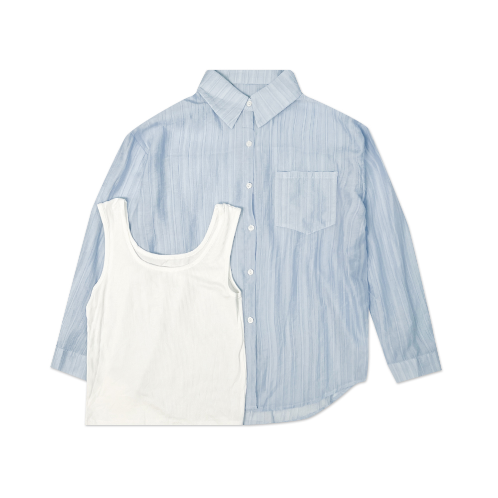 ÁO SƠ MI W2SMD08505 - BU