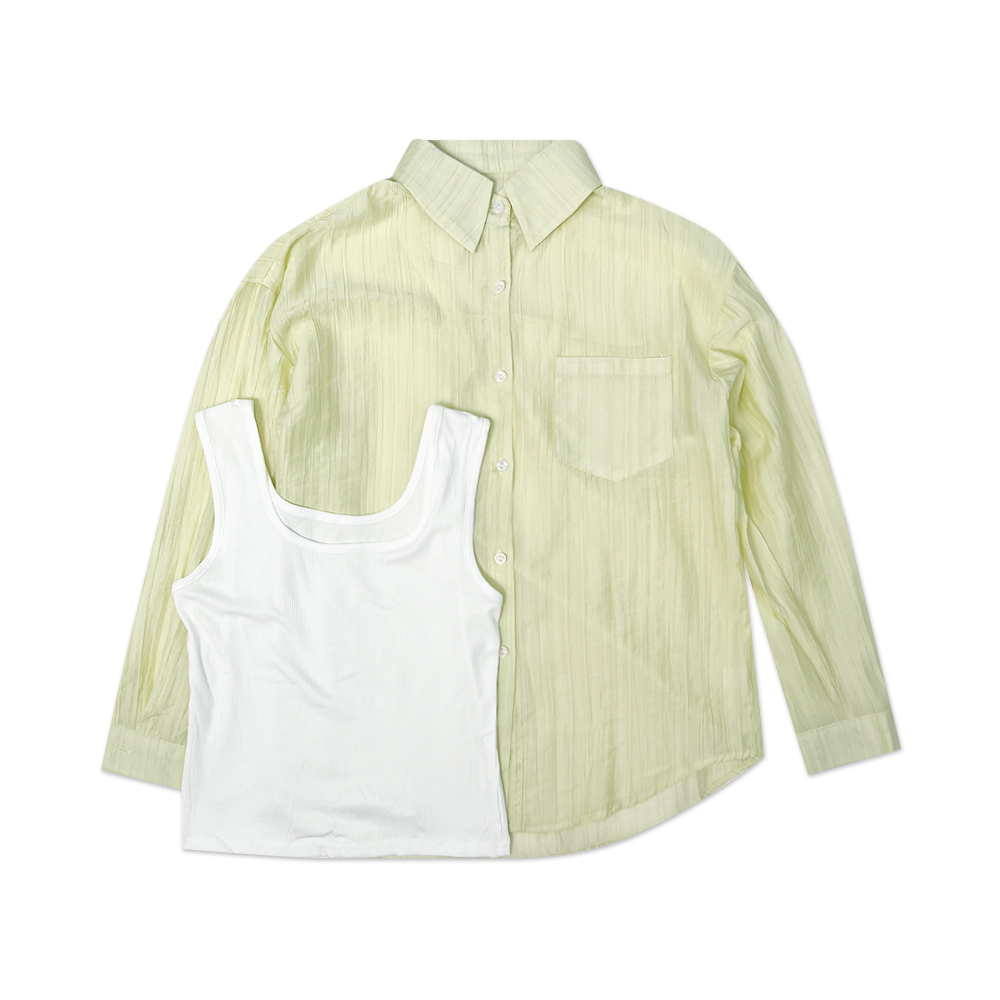 ÁO SƠ MI W2SMD08505 - YL