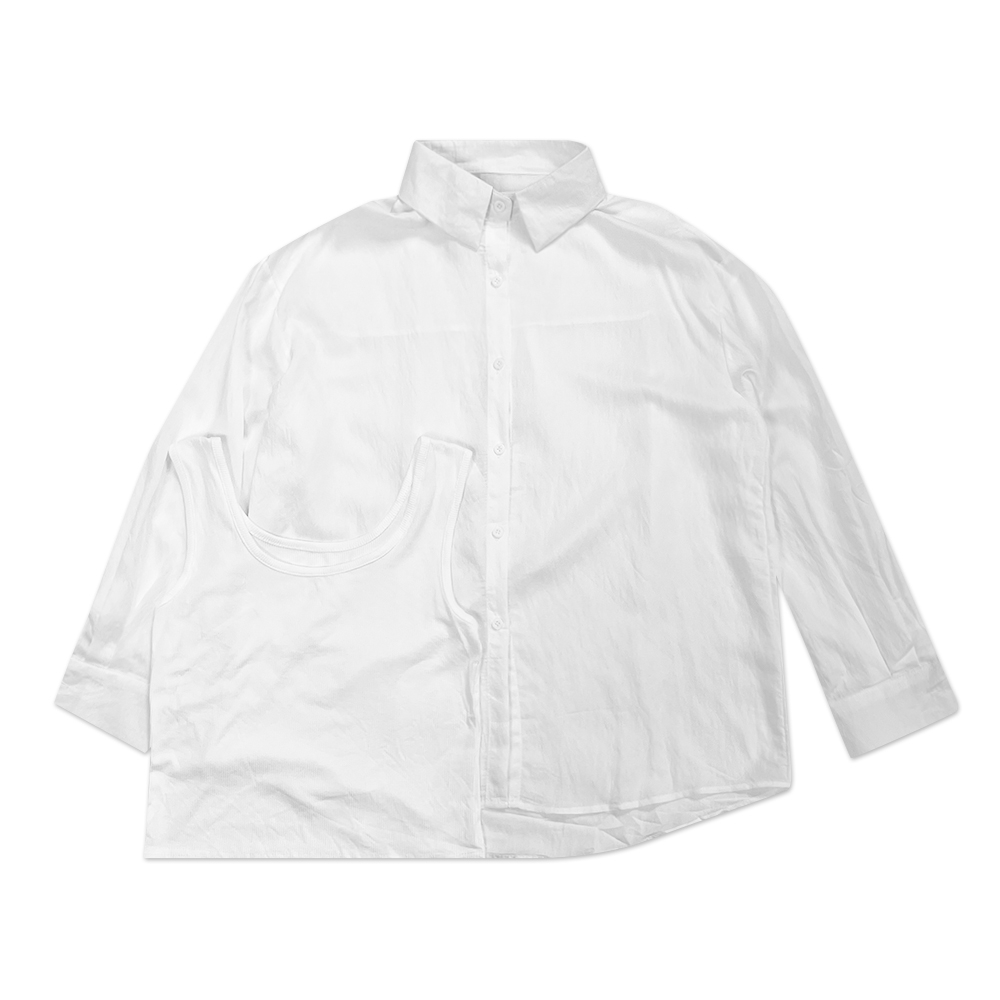 ÁO SƠ MI W2SMD08504 - WH