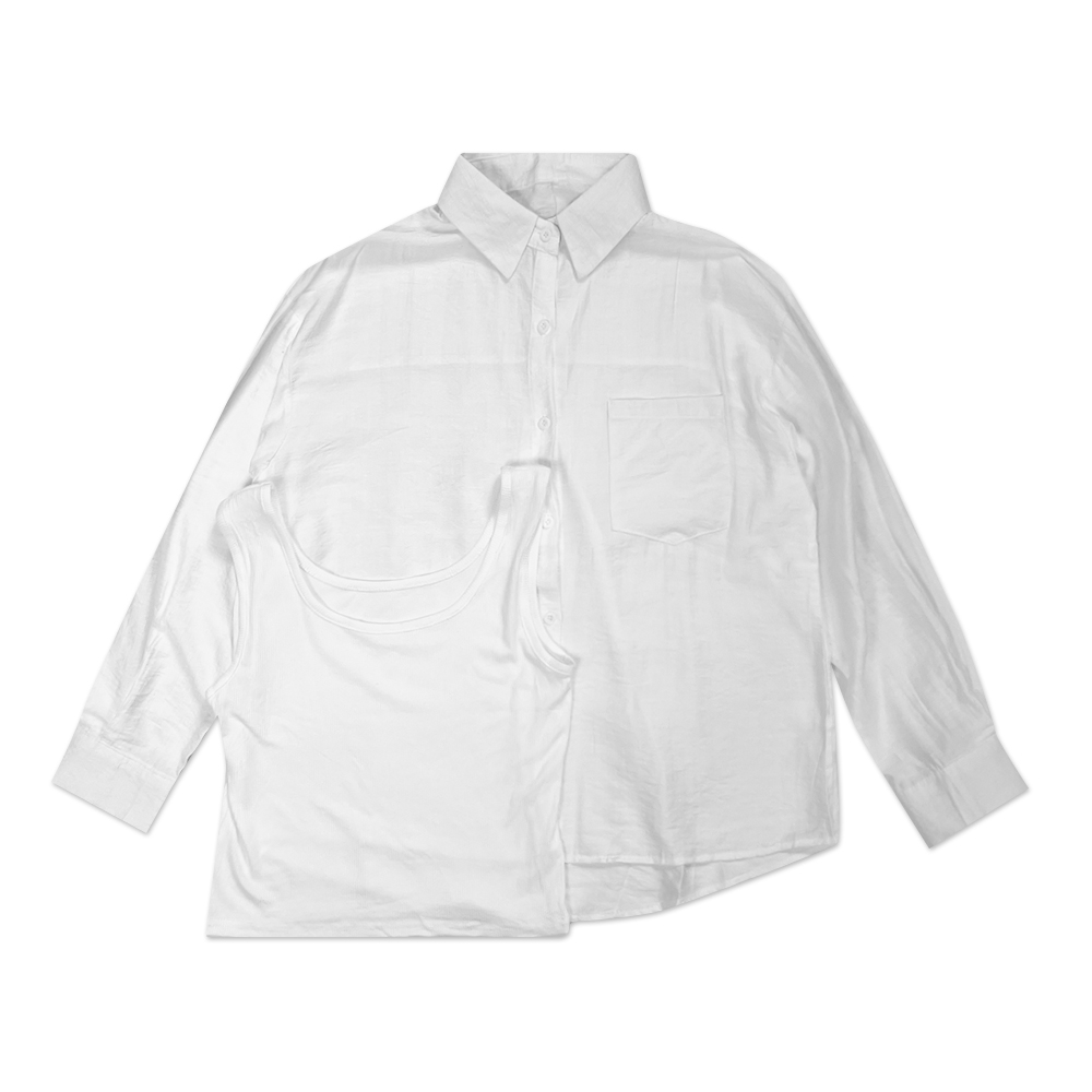 ÁO SƠ MI W2SMD08503 - WH