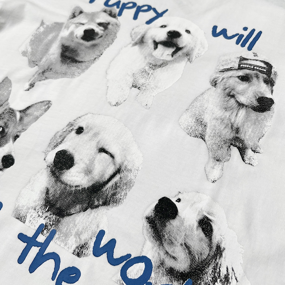 ÁO THUN UNISEX - TOTODAY - PUPPY WILL SAVE THE WORLD