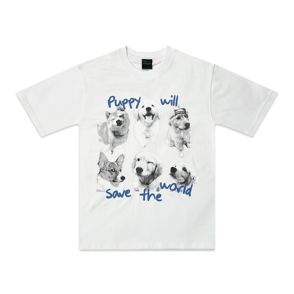 ÁO THUN UNISEX - TOTODAY - PUPPY WILL SAVE THE WORLD