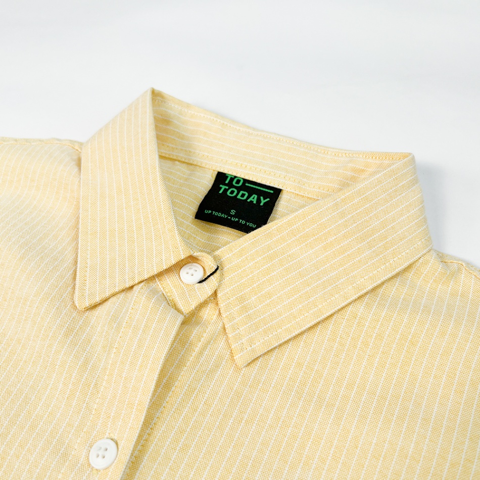 ÁO SƠ MI NỮ - TOTODAY - SHORT SLEEVED 09501