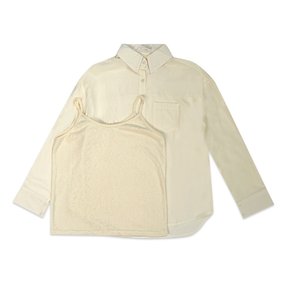 ÁO SƠ MI NỮ - TOTODAY - LONG SLEEVES 08511