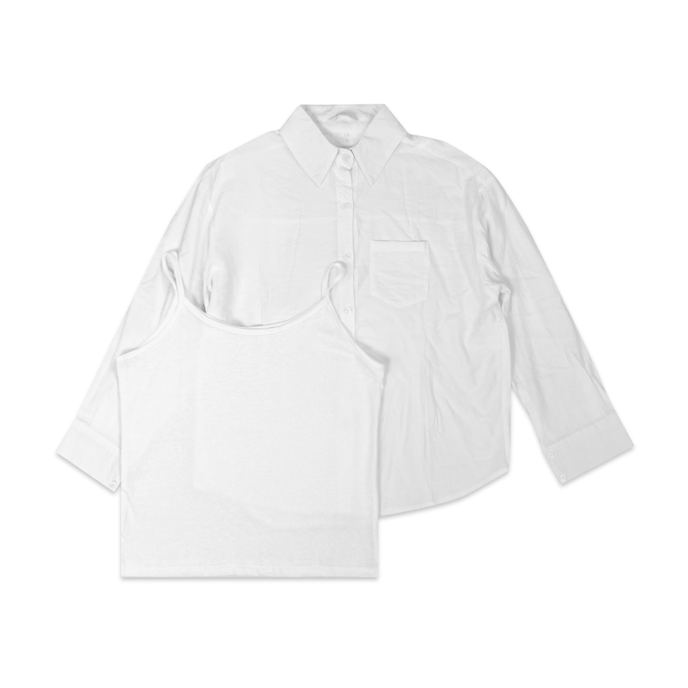 ÁO SƠ MI W2SMD08511 - WH