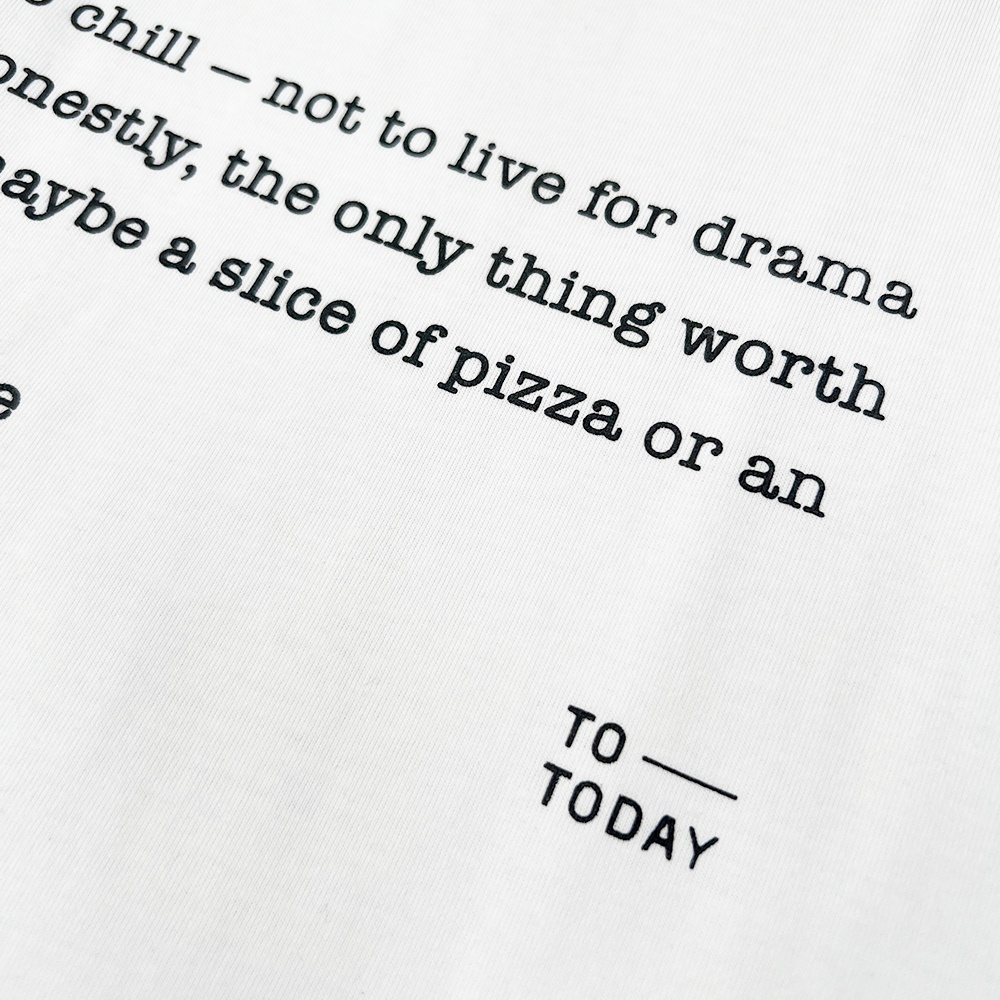 ÁO THUN UNISEX - TOTODAY - EGO OFF, GOOD VIBES ON