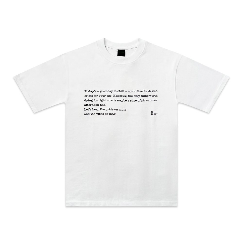 ÁO THUN UNISEX - TOTODAY - EGO OFF, GOOD VIBES ON