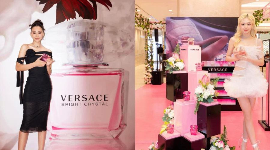 HOA HẬU TIỂU VY, LIZ KIM CƯƠNG TỎA SÁNG TẠI SỰ KIỆN POP-UP CỦA VERSACE