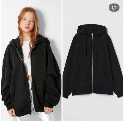 hoodie zip GJ size M