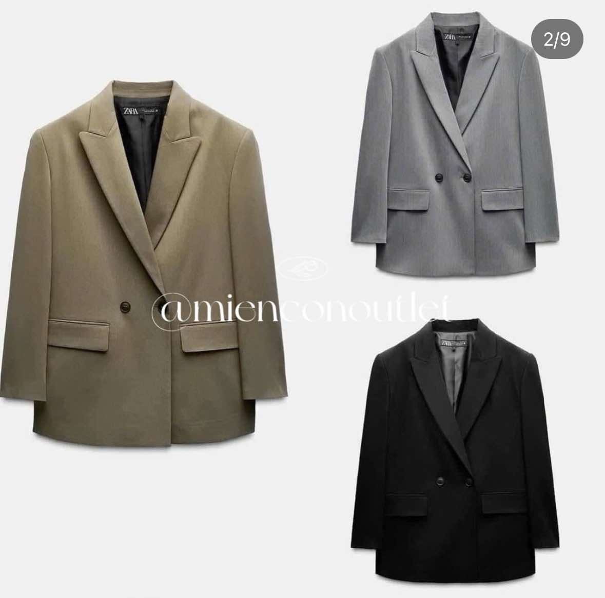 Blazer zara 3 màu