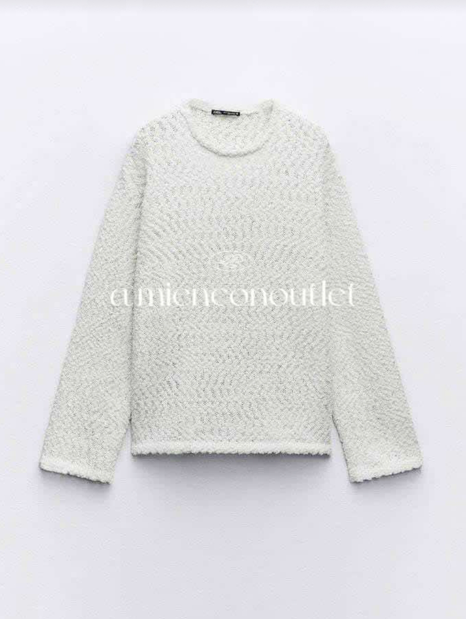 sweater chenille zara