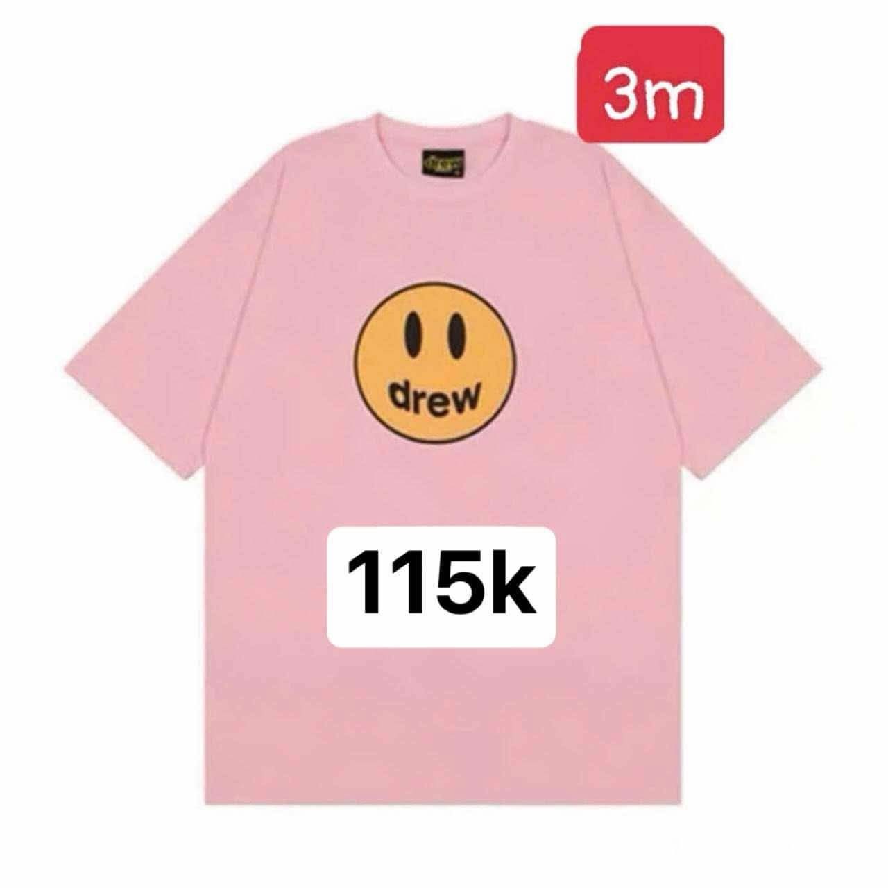 phông Drew hồng size M live