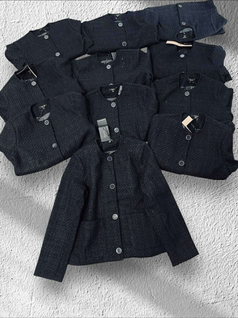 khoác tweed massimo dutti