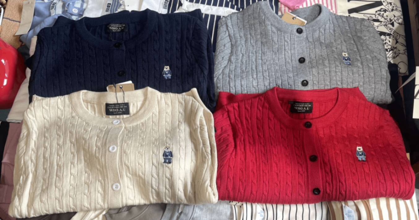 cdg whoau cổ tròn