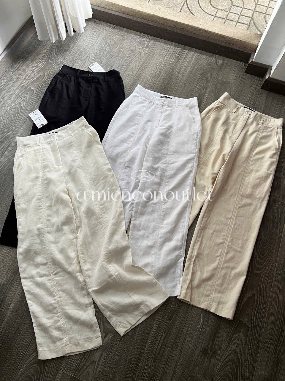 quần linen mộc zara 4 màu