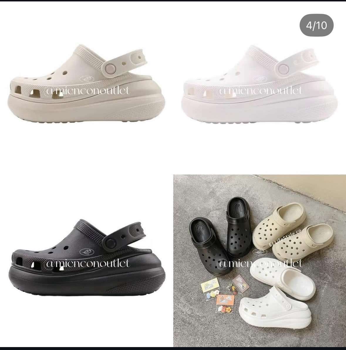 Crocs crush đế cao
