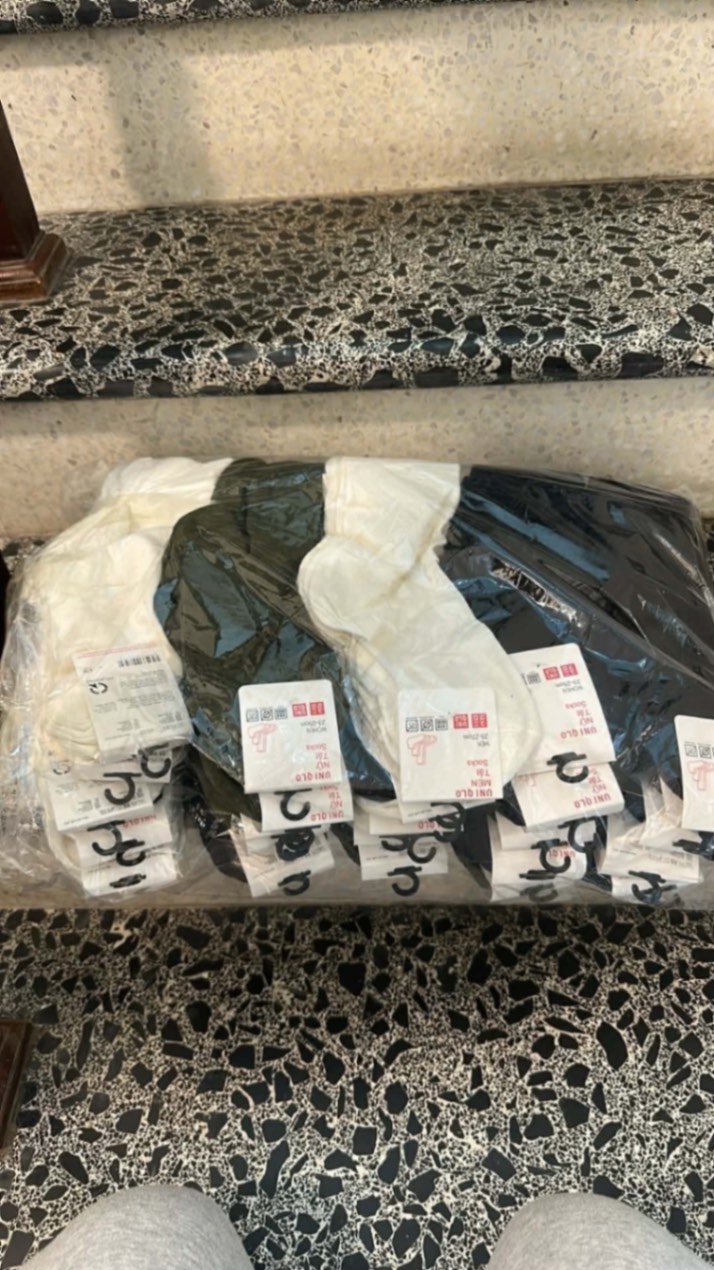 Set 5 tất Uni cổ cao
