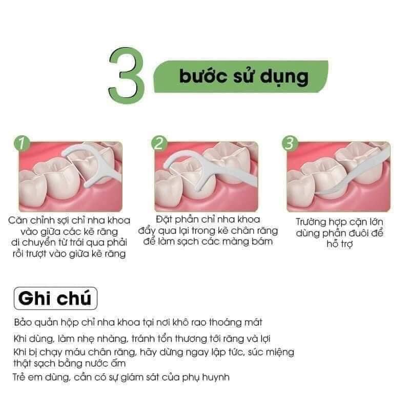 SET 3 HỘP TĂM CHỈ NHA KHOA