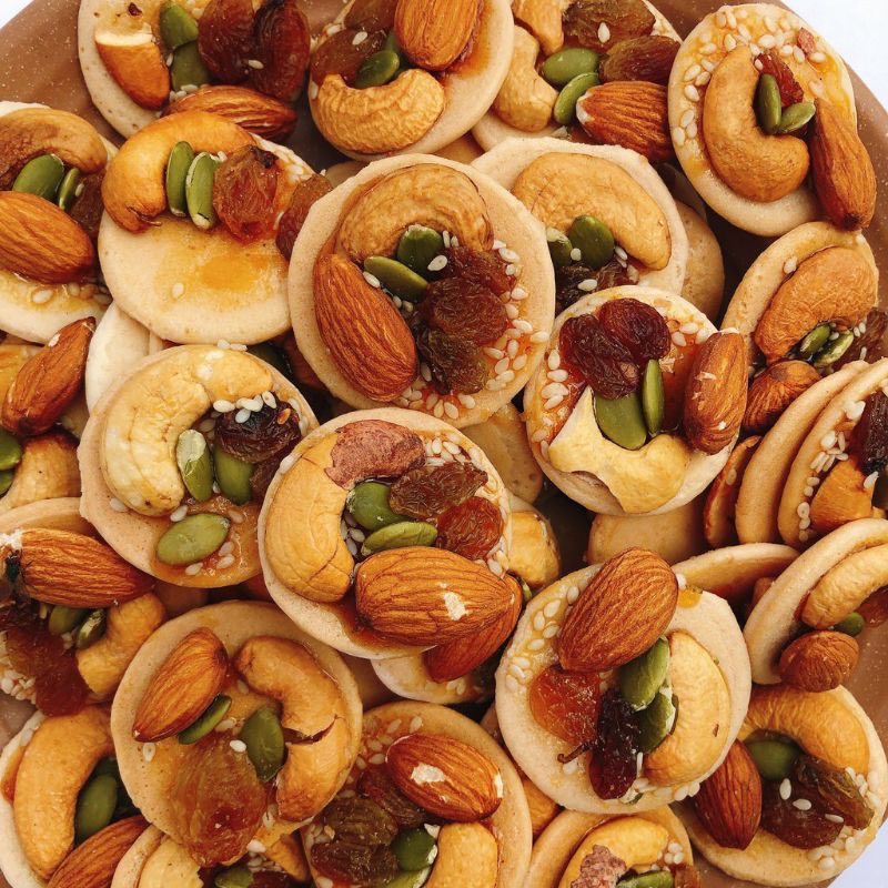 BÁNH ĐỒNG TIỀN MIX HẠT HỘP 300g