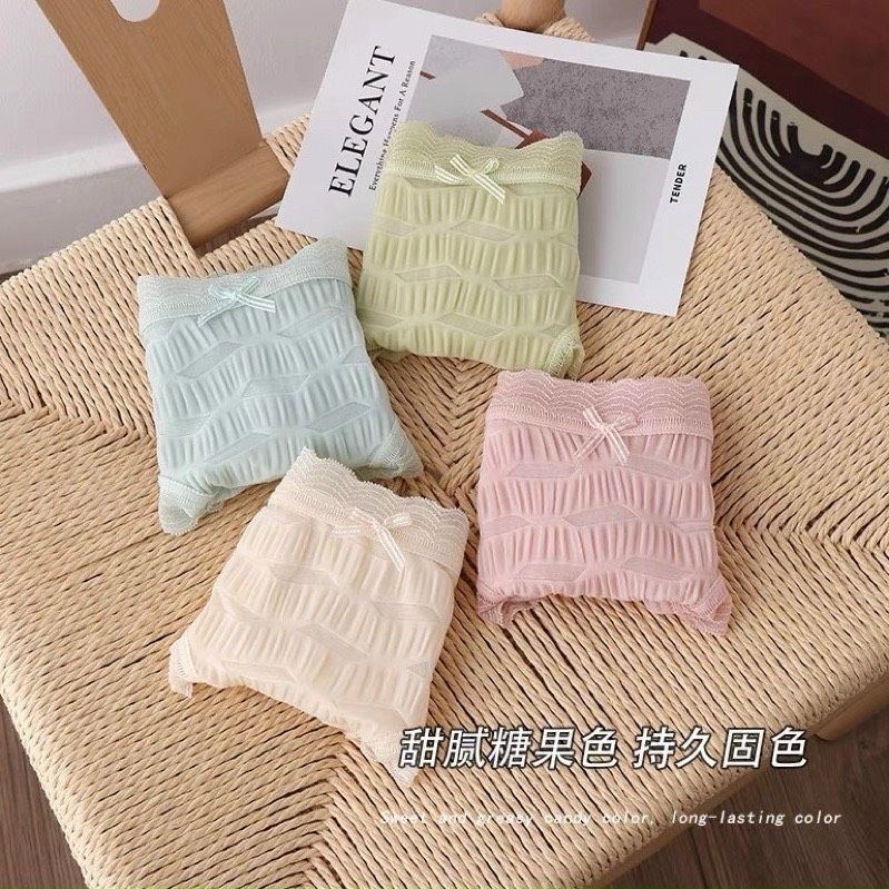 Set 5 Quần Lót Nữ COTTON NHĂN THÔNG HƠI CAO CẤP 2218